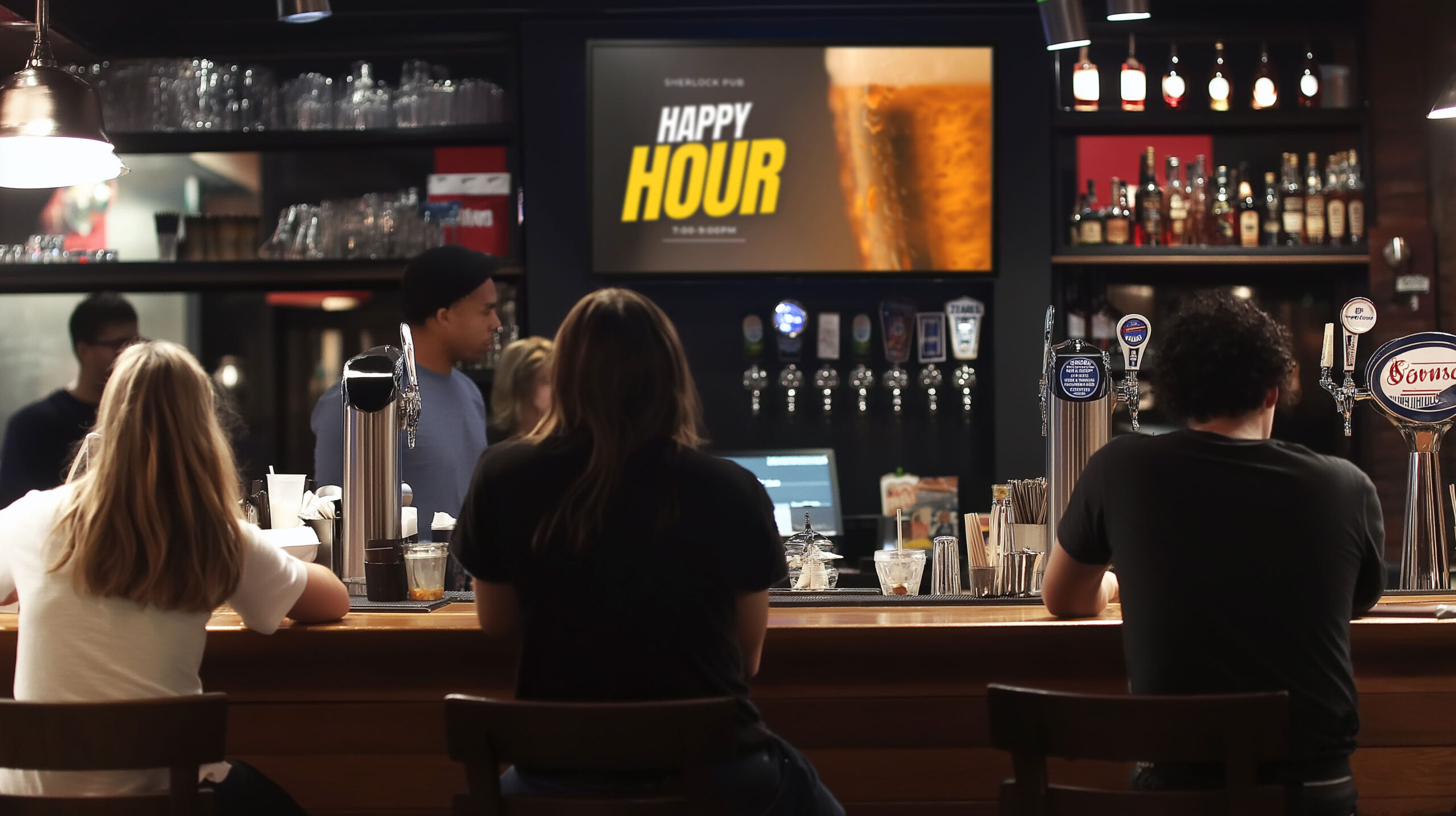 Display Digital Signage Esapix che mostra una promozione